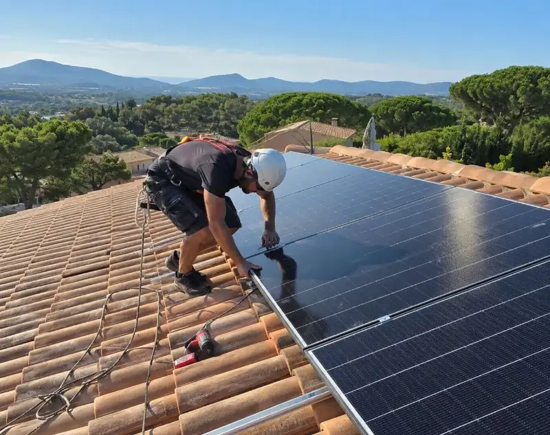Installateur panneaux solaires Eyrans — pose photovoltaïque sur toiture